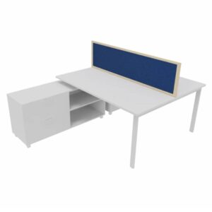 Przegroda dwustronnie tapicerowana do biurka 120cm