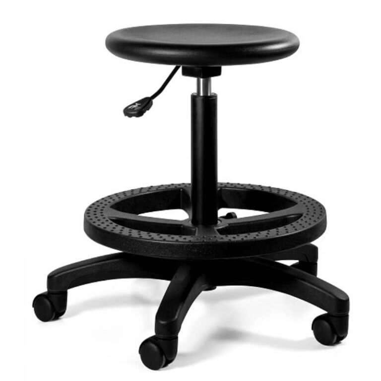 Taboret Lekarski ERIZO obrotowy z ringiem