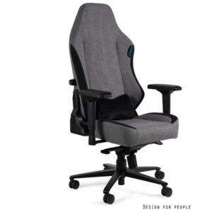 Fotel Gamingowy DYNAMIQ V19 szaro/czarny
