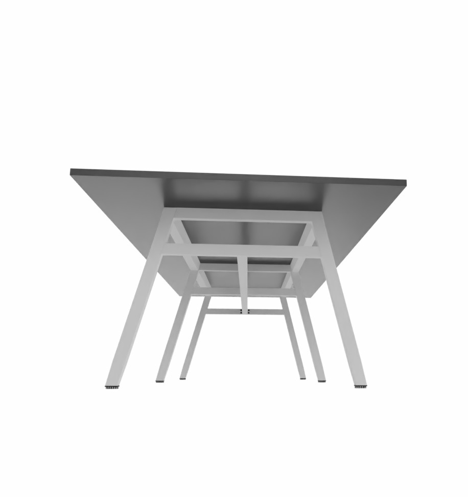 Stół konferencyjny 400x120x76cm, na nogach metalowych A - obrazek 9