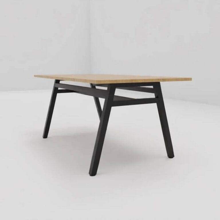 Stół konferencyjny 180x90x76cm, na nogach metalowych A