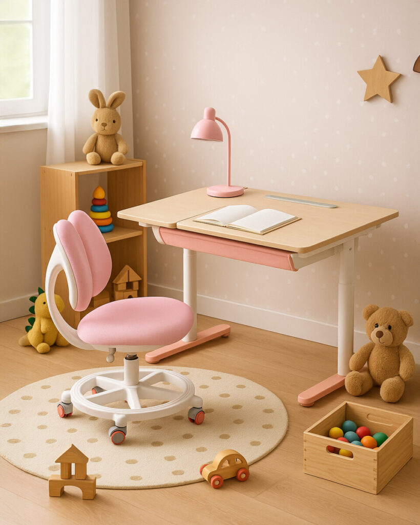 krzesło obrotowe dla dziecka