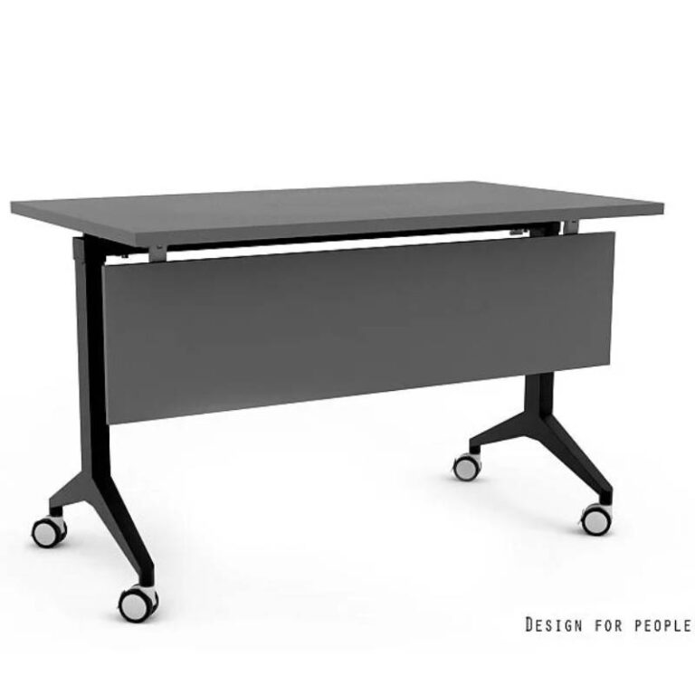 Biurko YUMI 120x70 z blendą , mobilne i składane.