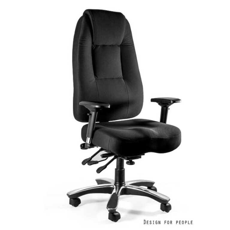 Fotel COMMANDER 24/7 czarna tapicerka