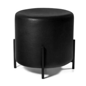 Puf na nóżkach SOPLO  czarny