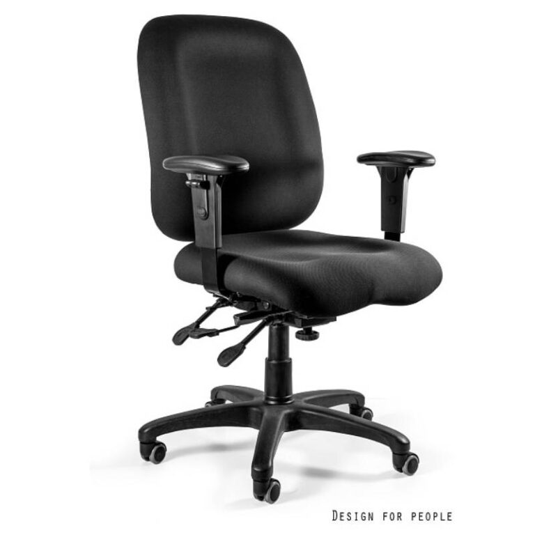 Fotel LIDER 24/7  czarna tapicerka