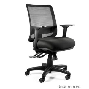 Fotel SAGA PLUS M 24/7 ergonomiczny , czarny