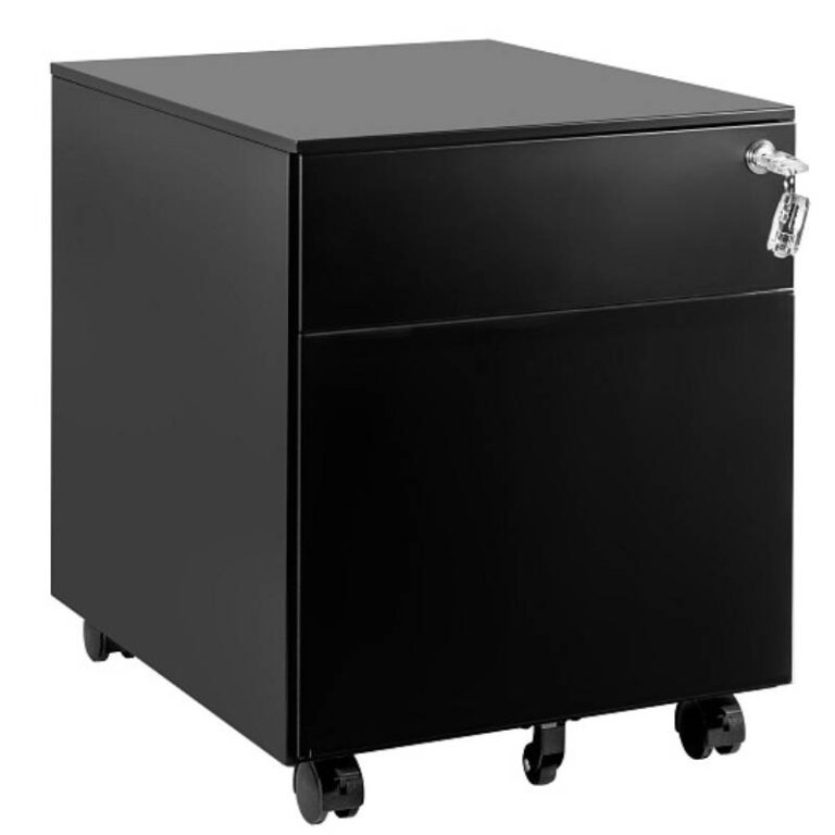 Kontener XD-041-2 h:50cm, mobilny, 2 szuflady