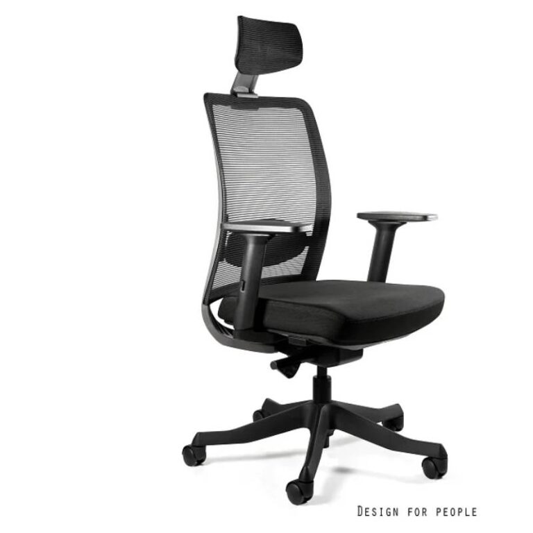 Fotel Obrotowy ANGGUN z zagłówkiem