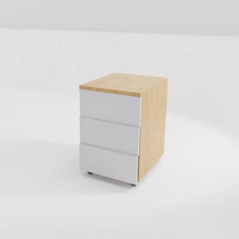 Kontenerek mobilny pod biurko - 3 szuflady