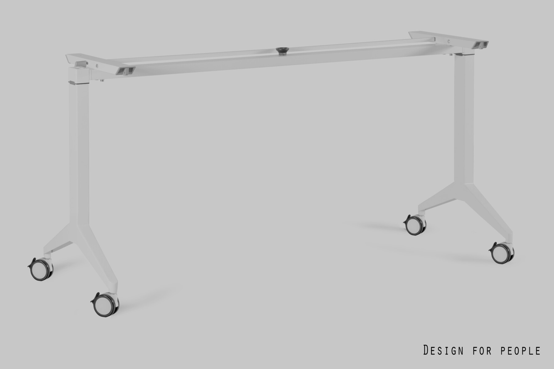 Stelaż do biurka YUMI 150X70 mobilny, składany - obrazek 3