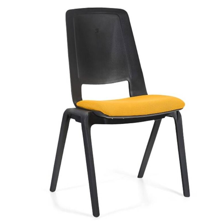 Krzesło FILA z nakładką tapicerowaną na siedzisku