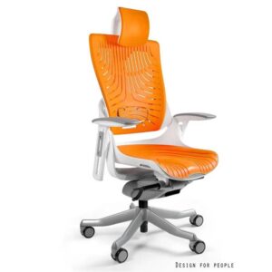 Fotel gabinetowy WAU biały /elastomer