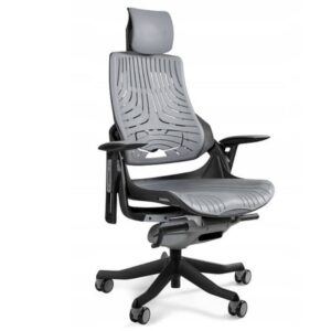 Fotel gabinetowy WAU  czarny /elastomer