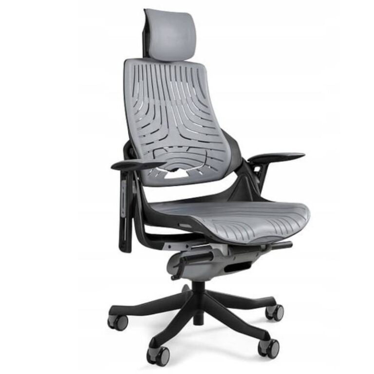 Fotel gabinetowy WAU  czarny /elastomer