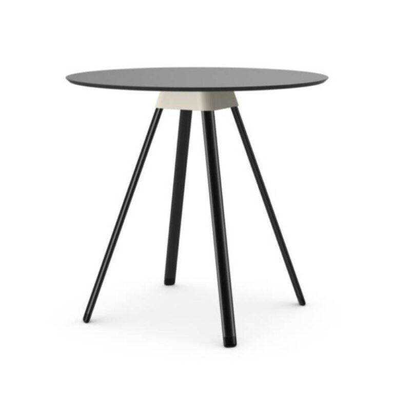 Stół TAPAS h73cm , HPL i metal , kolory