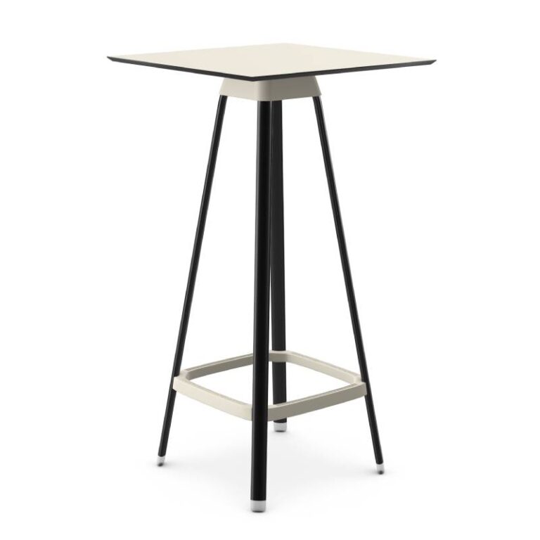 Stół TAPAS h109cm wysoki , HPL i metal , kolory