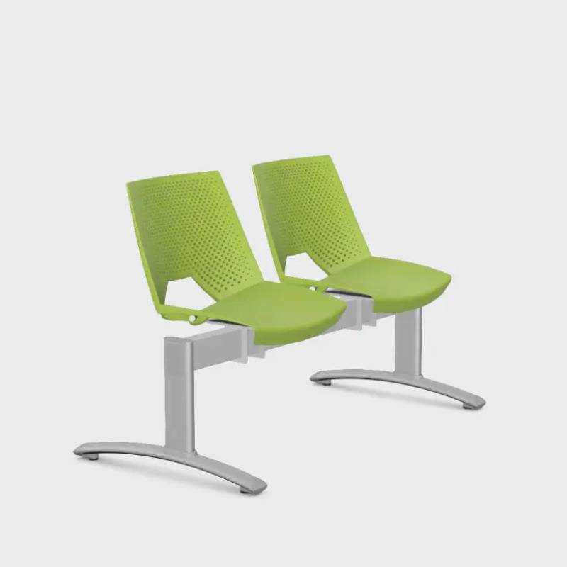 Ławka PAN STRIKE 2 siedziska L118cm stelaż STN - obrazek 4