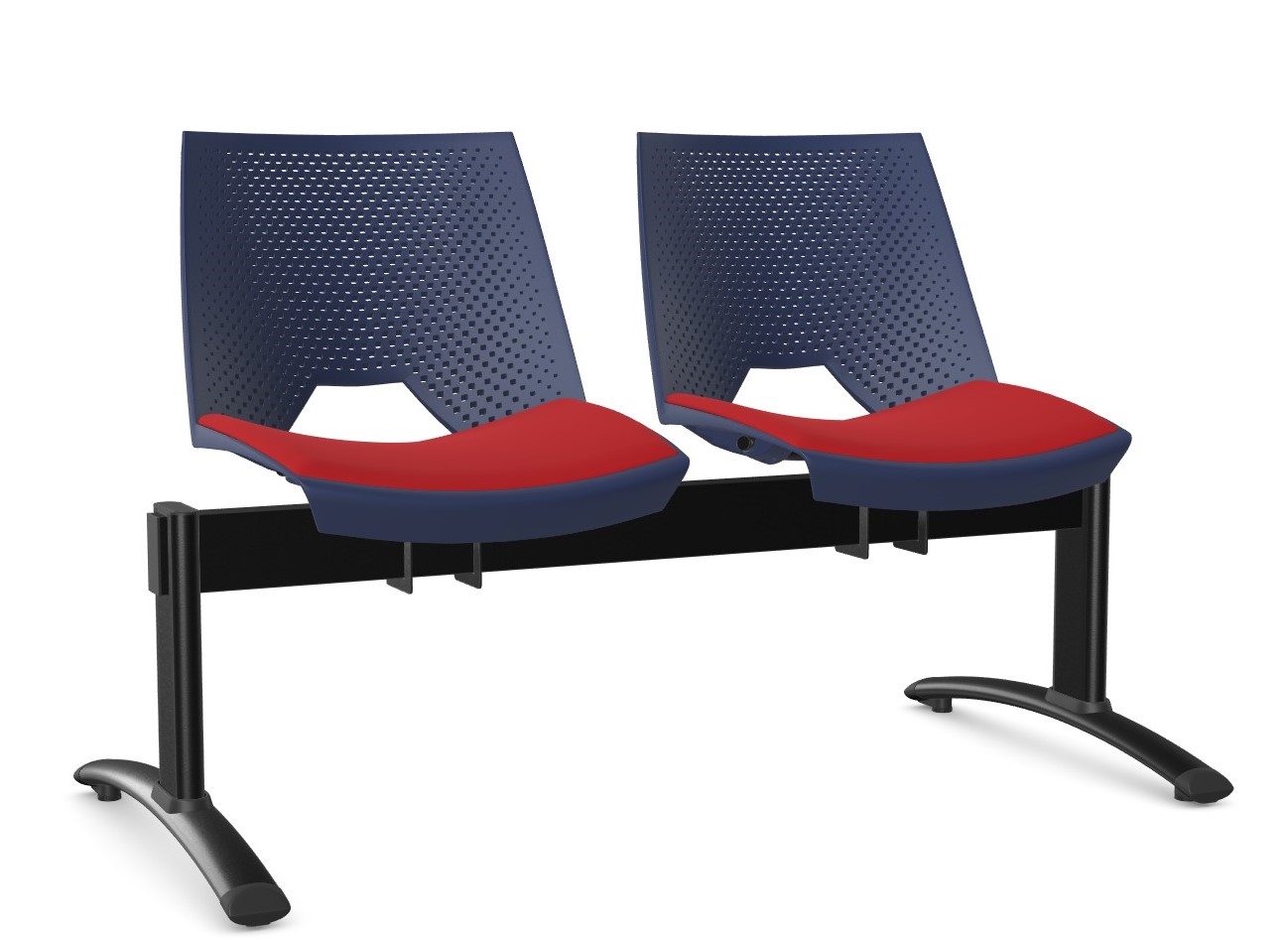 Ławka PAN STRIKE 2 siedziska L118cm stelaż STN - obrazek 16