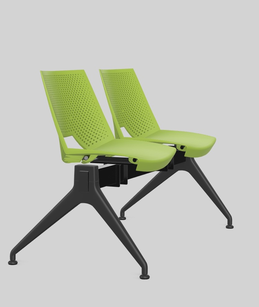 Ławka PAN STRIKE 2 siedziska L118cm stelaż JIM - obrazek 11