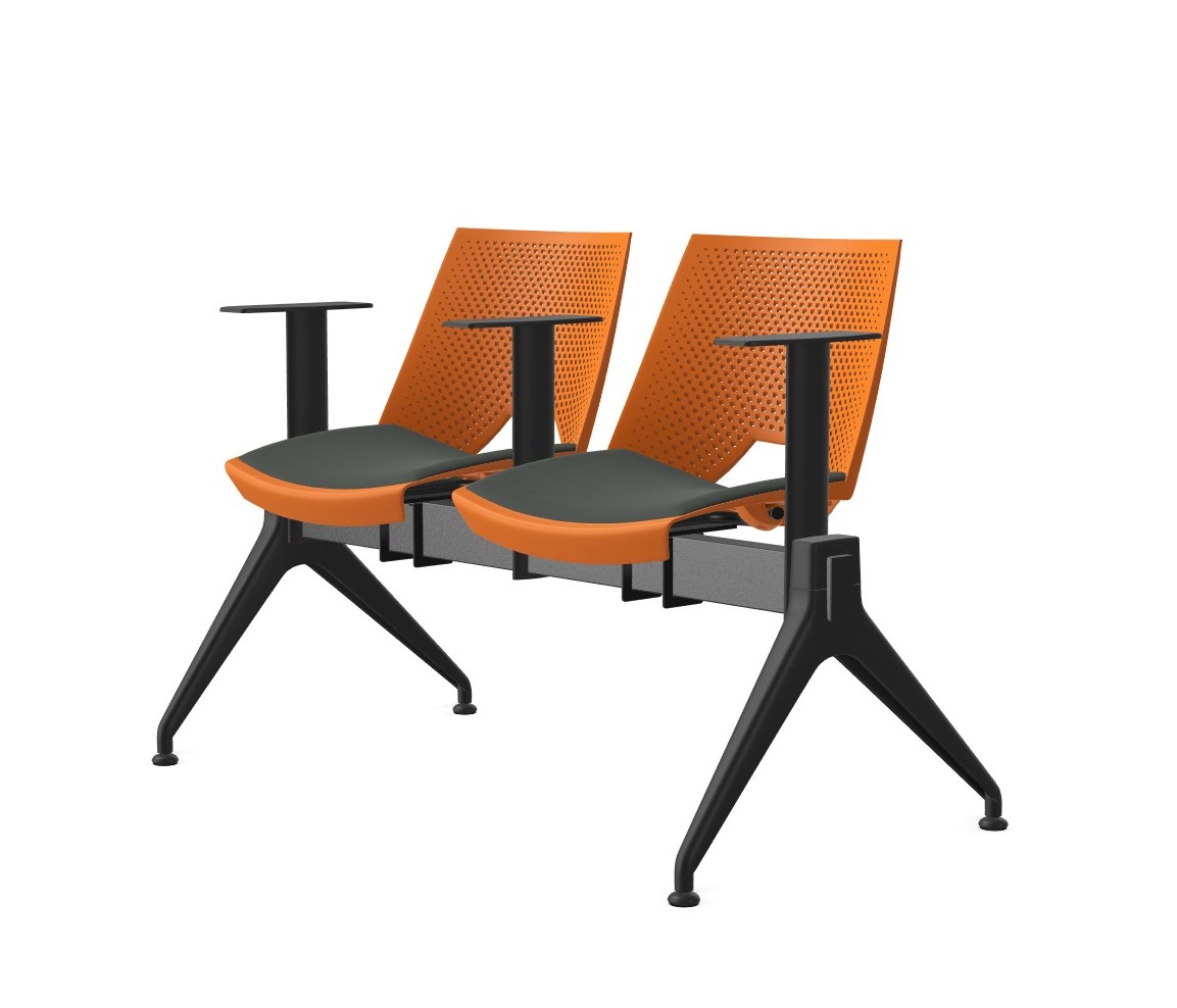 Ławka PAN STRIKE 2 siedziska L118cm stelaż JIM - obrazek 13