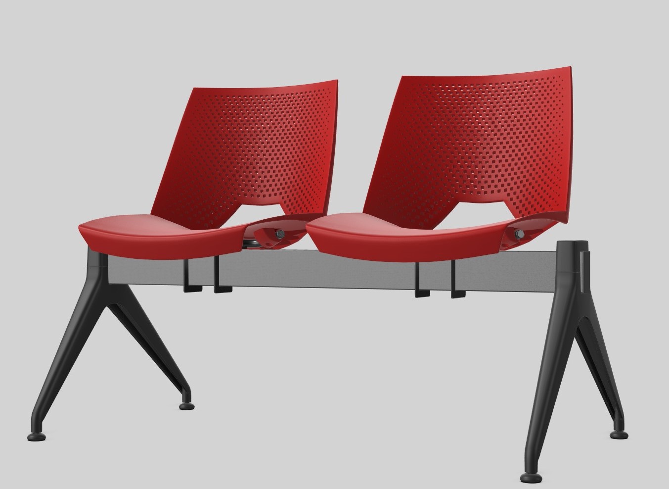 Ławka PAN STRIKE 2 siedziska L118cm stelaż JIM - obrazek 15