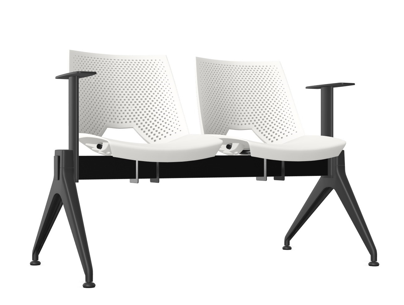 Ławka PAN STRIKE 2 siedziska L118cm stelaż JIM - obrazek 8