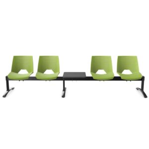 Ławka PAN STRIKE 5 siedzisk L283cm stelaż FIX