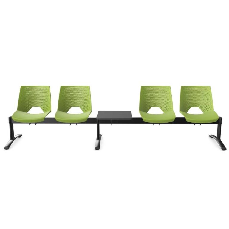 Ławka PAN STRIKE 5 siedzisk L283cm stelaż FIX