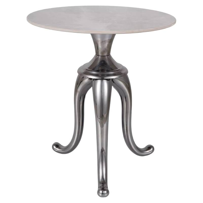 stolik SNAKE glamour z ceramicznym blatem imitującym marmur