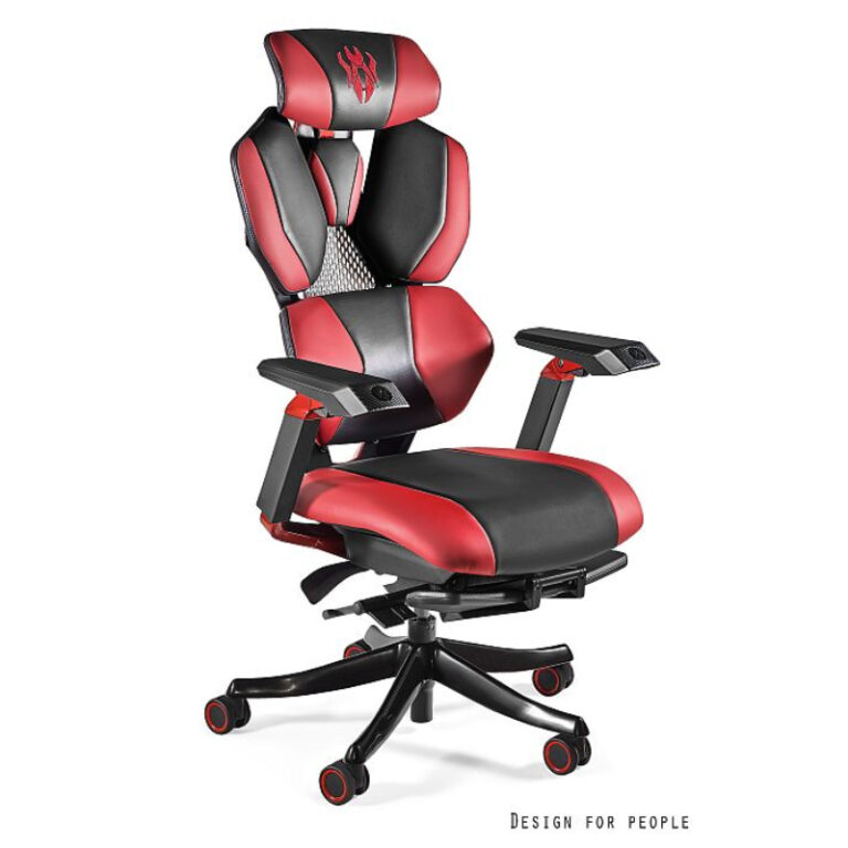 COMBAT fotel gamingowy ergonomiczny z podnóżkiem Premium