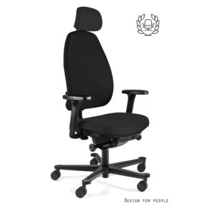 MAGIC ergonomiczny fotel obrotowy do biura z zagłówkiem i regulacją SYNCHRON