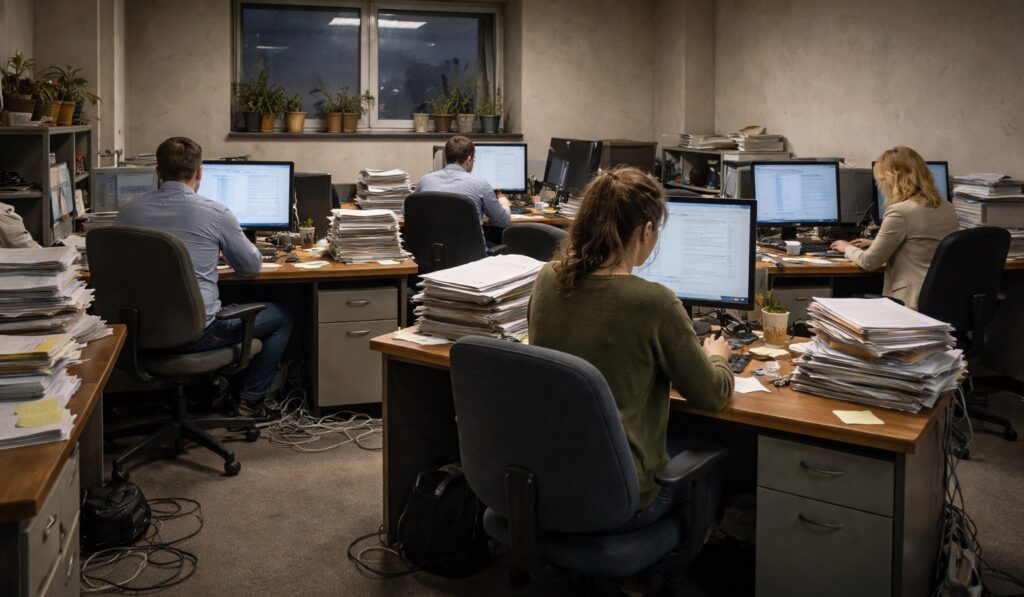 błędy w aranżacji biura