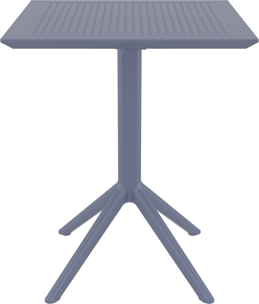 Stół składany SKY 60x60 - patio, ogród, HoReCa zestaw 2 sztuki - obrazek 7