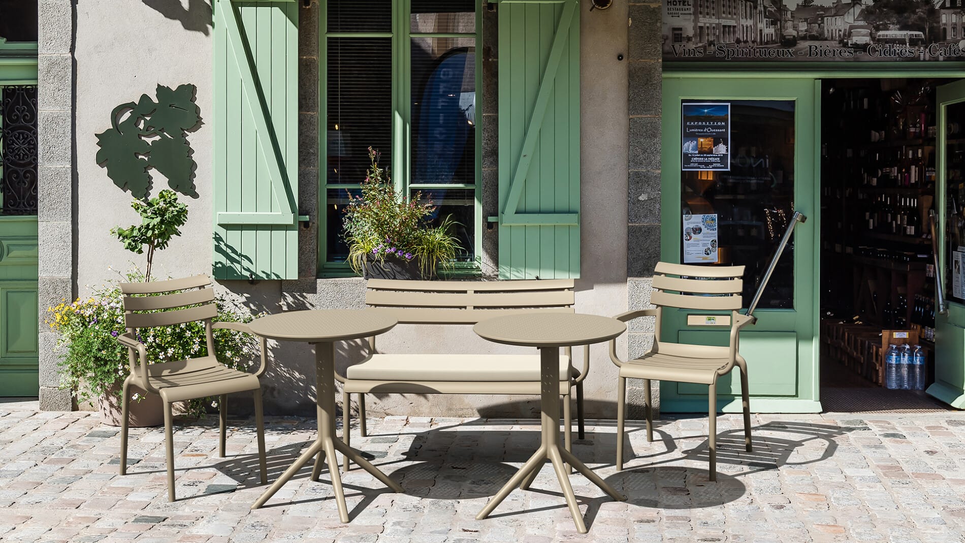 Stół składany SKY fi 60 - patio, ogród, HoReCa kpl=2 sztuki - obrazek 22