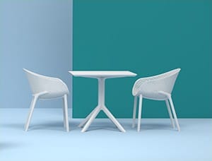 Stół kwadratowy SKY 80x80 - patio, ogród, HoReCa - obrazek 8