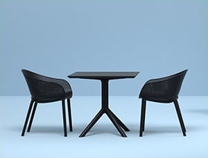 Stół kwadratowy SKY 80x80 - patio, ogród, HoReCa - obrazek 9