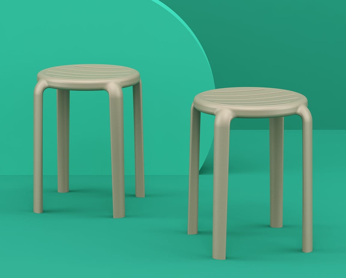 Taboret niski TOM BAR 45 - zestaw 4 sztuki - obrazek 12