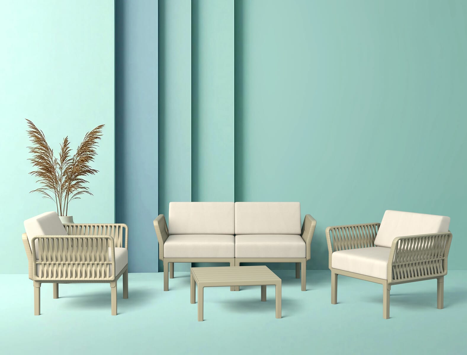 Fotel wypoczynkowy PORTOFINO Lounge - zestaw 2 sztuki - obrazek 19