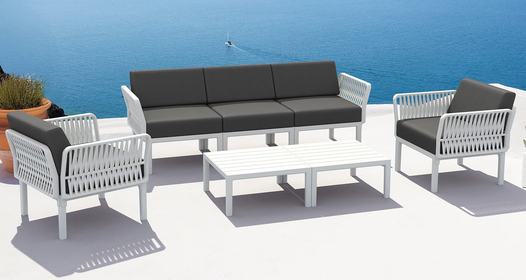 Zestaw wypoczynkowy ogrodowy PORTOFINO Lounge Set - obrazek 16