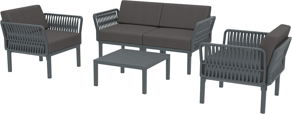 Zestaw wypoczynkowy ogrodowy PORTOFINO Lounge Set - obrazek 4