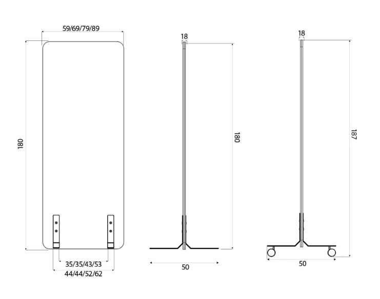 Panel wolnostojący GoSilent – ścianka akustyczna H180cm - obrazek 16