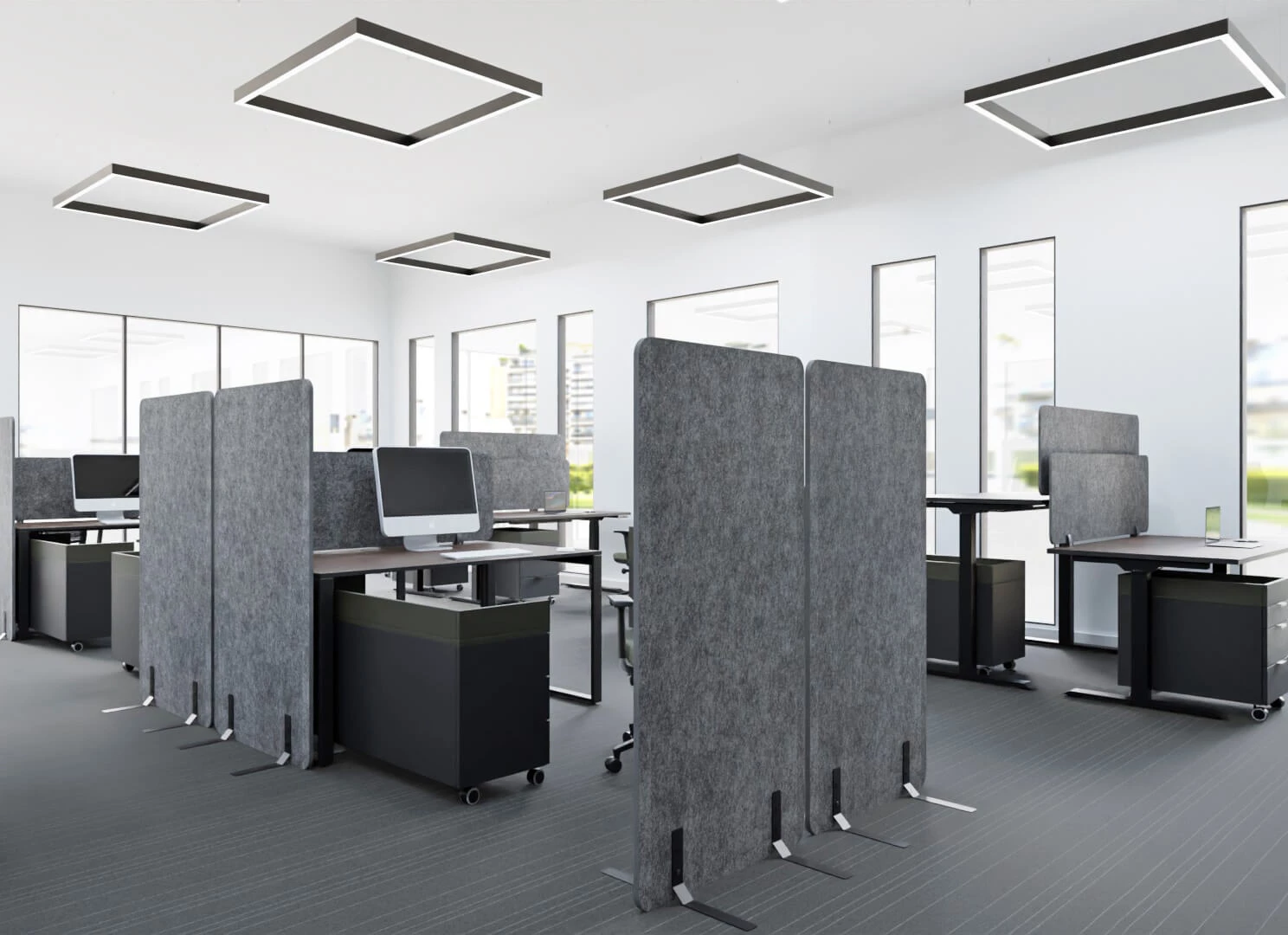 Panel wolnostojący GoSilent – ścianka akustyczna H180cm - obrazek 10